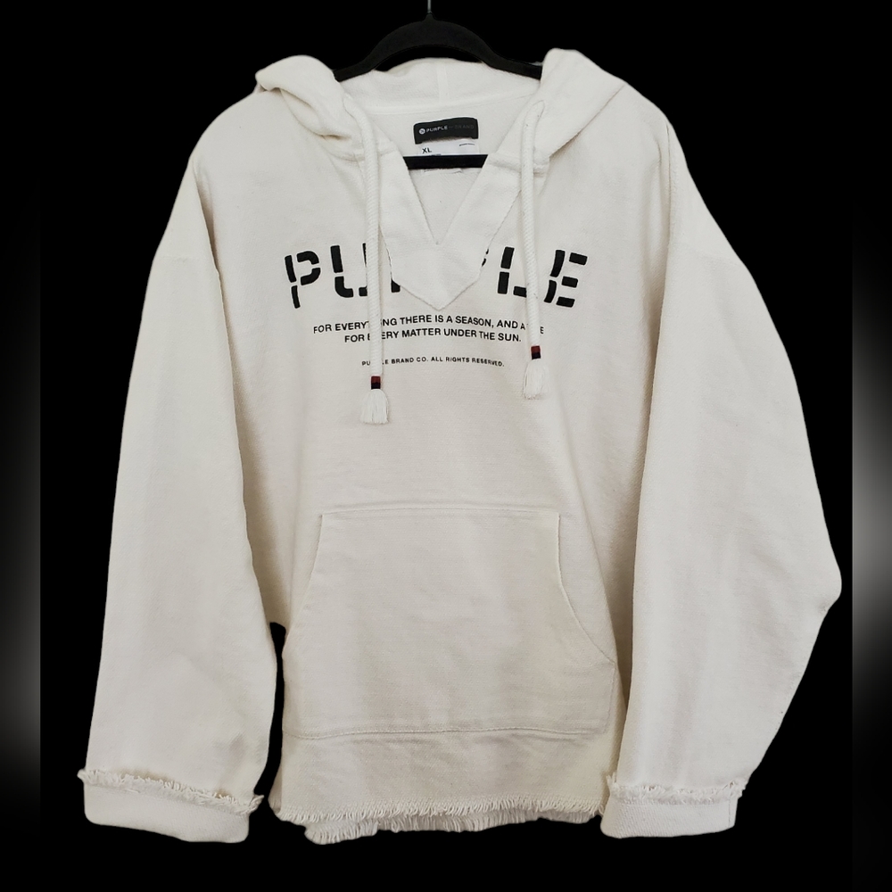 Purple Brand Printed Beach Hoodie